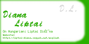 diana liptai business card